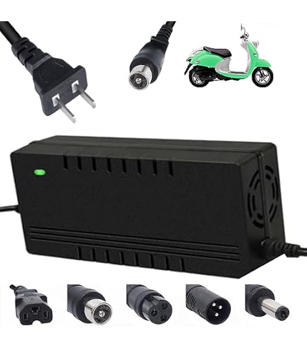 Amazon.co.jp: 48V リチウムイオン バッテリー充電器 54.6V 2A e-bike